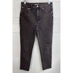 Madewell The Low-Rise Perfect Vintage Straight Jean in Lunar Wash / Size 27